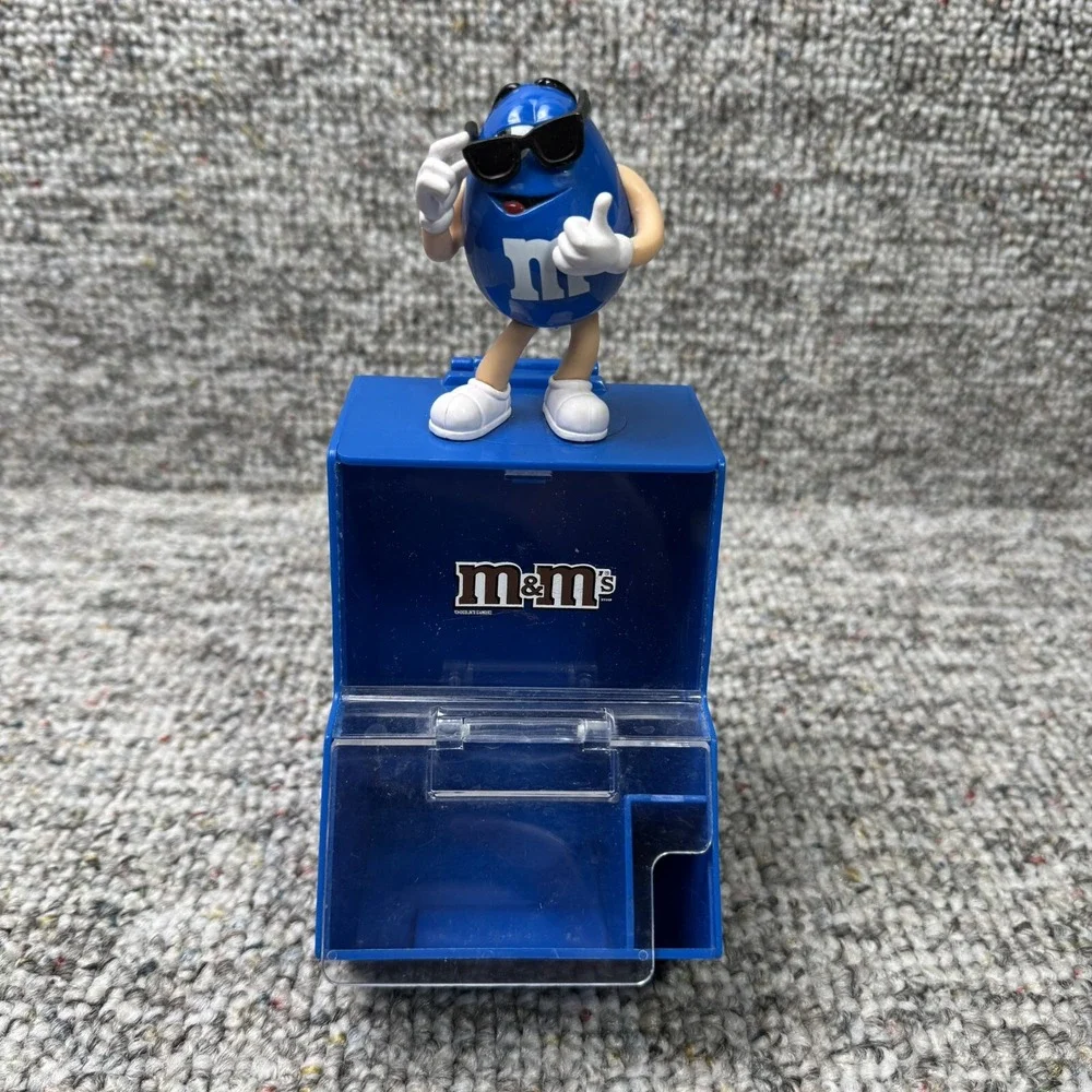 M&M'S Candy Holder 2012 Mars Inc Blue No Scooper Gift
